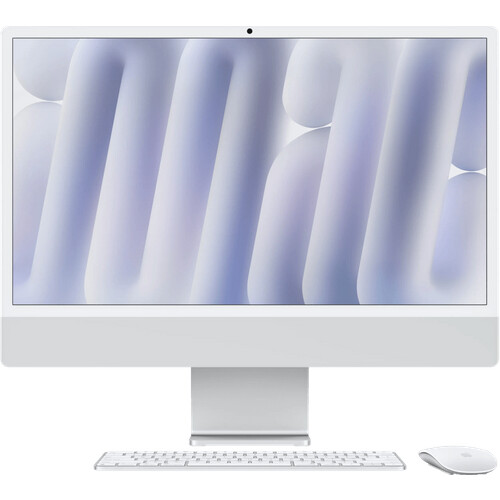 Apple iMac 24" (2024) M4 (10/10) 24GB/512GB Silber QWERTZ