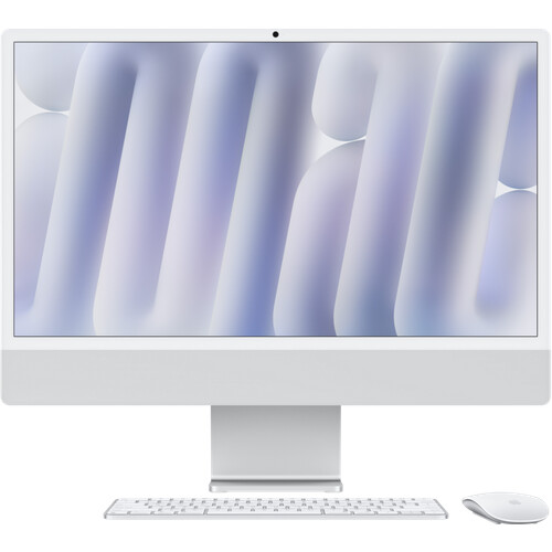 Apple iMac 24" M4 (10-Core-CPU/10-Core-GPU) 16GB/256GB Silber QWERTZ