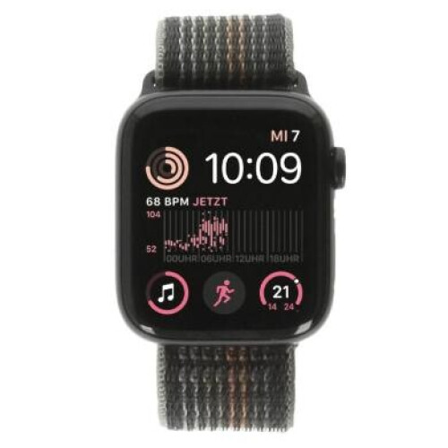 Apple Watch SE 2 GPS 44mm Aluminium mitternacht Sport Loop Mitternacht