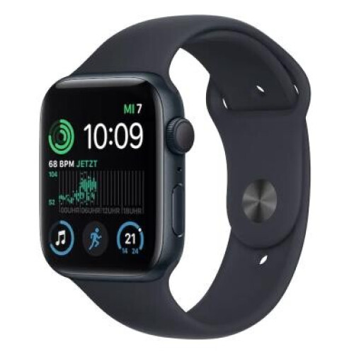 Apple Watch SE 2 GPS 44mm Aluminium mitternacht Sportarmband Mitternacht