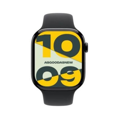 Apple Watch Series 11 GPS 42mm Aluminium diamantschwarz Sportarmband schwarz S/M