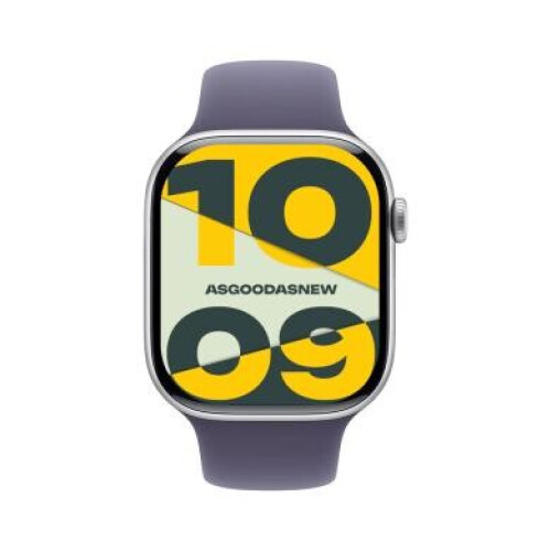 Apple Watch Series 11 GPS + Cellular 42mm Aluminium silber Sportarmband nebelviolett S/M