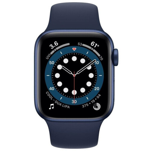 Apple Watch Series 6 40mm GPS Cellular Sportarmband dunkelmarine Aluminiumgehäuse blau