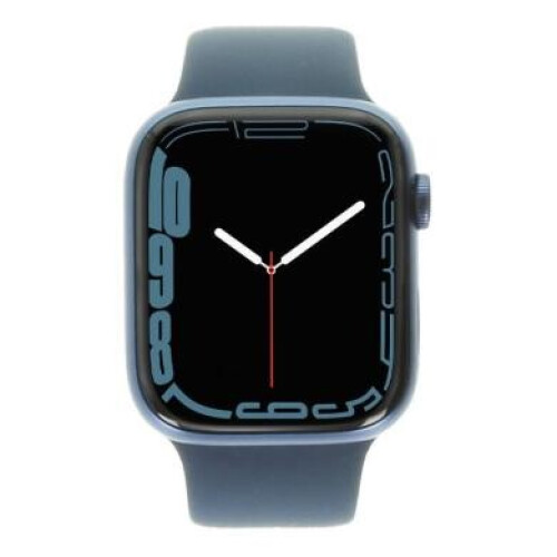 Apple Watch Series 7 GPS + Cellular 45mm Aluminium blau Sportarmband abyssblau