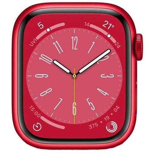 Apple Watch Series 8 (2022) - (Band nicht enthalten) - GPS 45 mm - Rot Aluminium