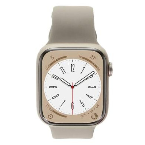 Apple Watch Series 8 GPS 45mm Aluminium Sportarmband polarstern