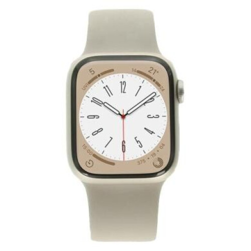 Apple Watch Series 8 GPS + Cellular 41mm Aluminium polarstern Sportarmband