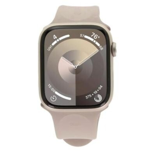 Apple Watch Series 9 GPS 45mm Aluminium polarstern Sportarmband polarstern S/M
