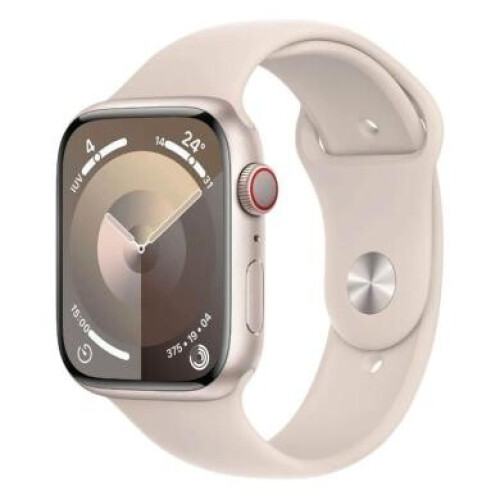 Apple Watch Series 9 GPS + Cellular 41mm Aluminium polarstern Sport Loop polarstern