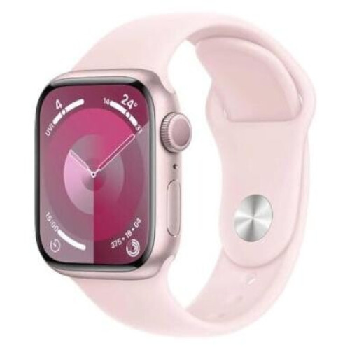 Apple Watch Series 9 GPS + Cellular 41mm Aluminium rosé Sport Loop hellrosa