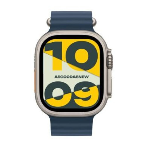 Apple Watch Ultra 2 GPS + Cellular 49mm Titan natur Ocean Armband blau