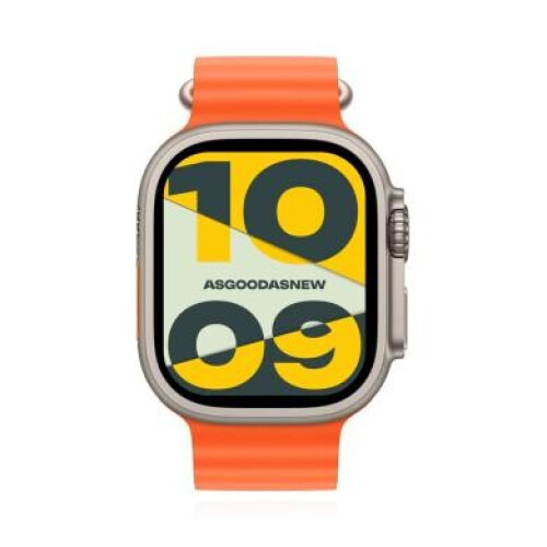 Apple Watch Ultra 2 GPS + Cellular 49mm Titan natur Ocean Armband orange