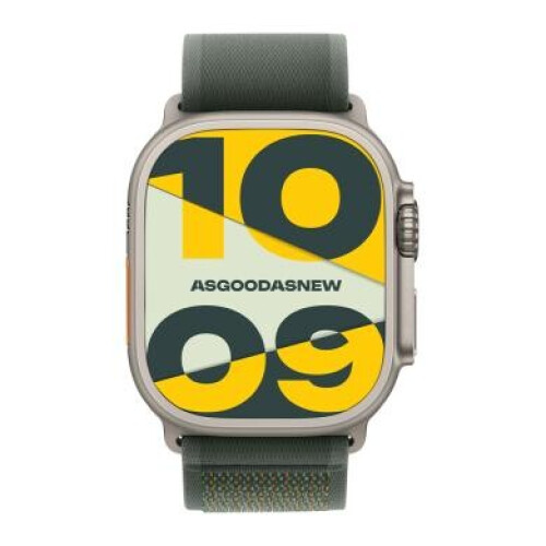 Apple Watch Ultra 2 GPS + Cellular 49mm Titan natur Trail Loop grün M/L