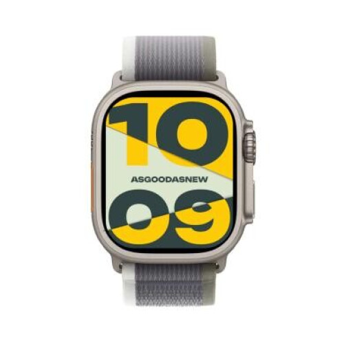 Apple Watch Ultra 2 GPS + Cellular 49mm Titan natur Trail Loop grün/grau S/M