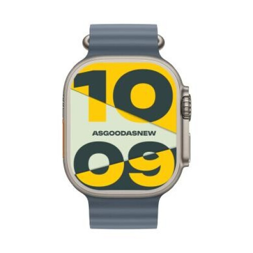 Apple Watch Ultra 3 GPS + Cellular 49mm Titan natur Ocean Armband maritimblau