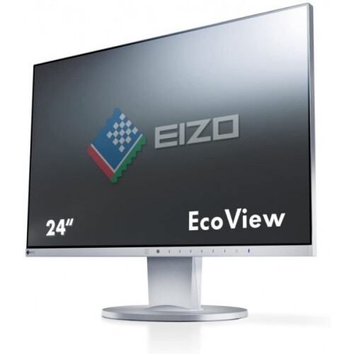 Eizo FlexScan EV2450-GY LED grau 24 Zoll Full HD 1920x1080 HDMI DisplayPort VGA DVI Höhenverstellbar