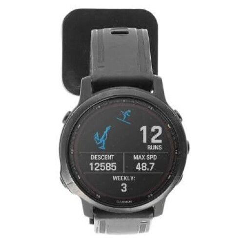 Garmin Fenix 6S Saphir 42mm carbon grey DLC / black (010-02159-25)