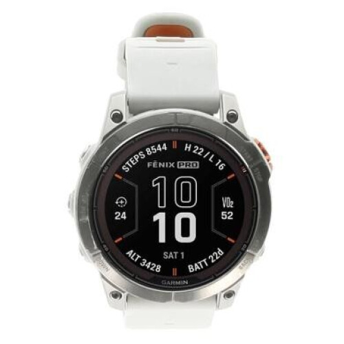 Garmin Fenix 7 Pro Sapphire 47mm QuickFit-Armband nebelgrau/glutorange (010-02777-21)
