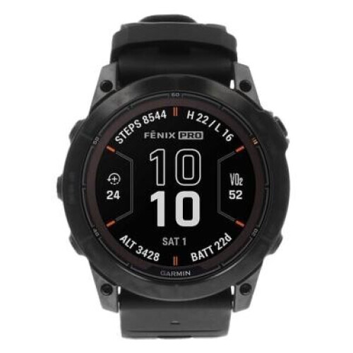 Garmin Fenix 7 Pro Sapphire Solar schwarz/carbongrau titan DLC (010-02777-11)