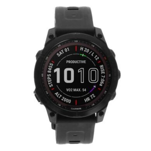 Garmin Fenix 7 Sapphire Solar 47mm schiefergrau DLC titan/schwarz (010-02540-21) schiefergrau/schwarz
