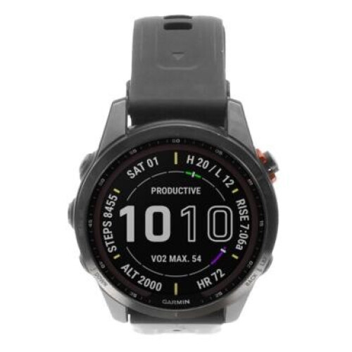 Garmin Fenix 7S Solar 42mm schiefergrau/schwarz (010-02539-13)