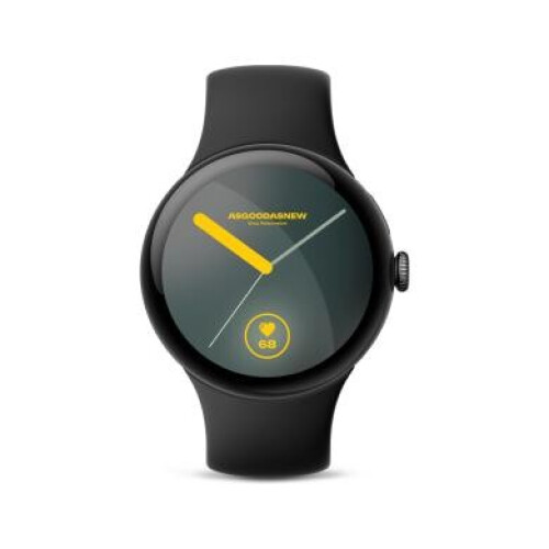 Google Pixel Watch 3 matte black 45mm Sportarmband obsidian (Wi-Fi)