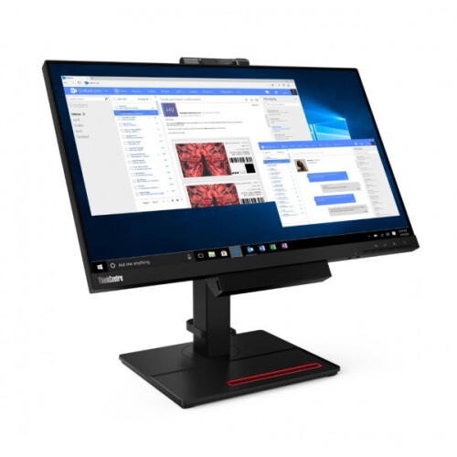 Lenovo ThinkCentre Tiny-in-One 24 Gen 4 schwarz 23,8 Zoll Full HD 1920x1080 DisplayPort inkl. Webcam - Neugerät