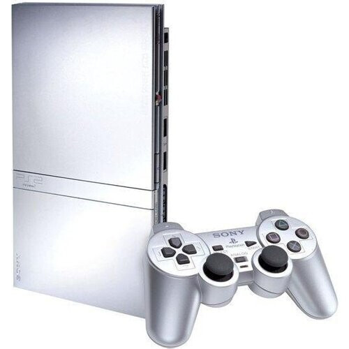 PlayStation 2 Slim - Silber
