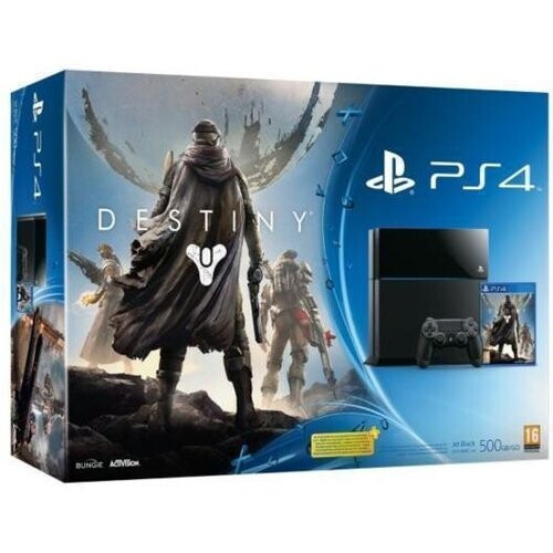 PlayStation 4 500GB - Schwarz + Destiny