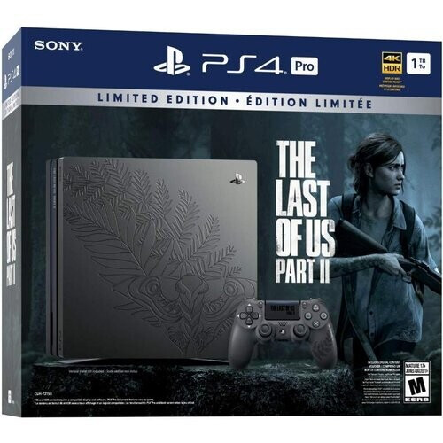 PlayStation 4 Pro 1000GB - Grau - Limited Edition The Last of Us Part II + The Last of Us Part II