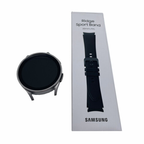 Samsung Galaxy Watch 5 Pro 45mm Bluetooth Silikonarmband grau Titangehäuse grau