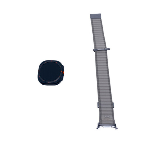 Samsung Galaxy Watch Ultra 47mm titanium gray mit Trailarmband weiß