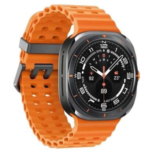 Samsung Galaxy Watch Ultra titanium gray 47mm LTE Marine Band orange