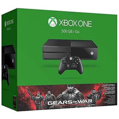 Xbox One 500GB - Schwarz - Limited Edition Gears of War Ultimate + Gears of War Ultimate