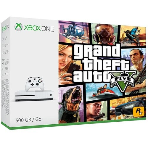 Xbox One S 500GB - Weiß + Grand Theft Auto 5