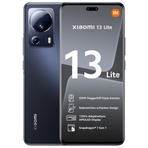 Xiaomi 13 Lite 128GB Dual-SIM black